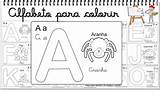 Alfabeto sketch template
