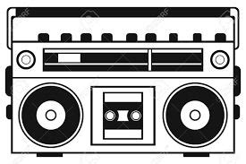 image result  boombox template boombox drawing ghetto blaster