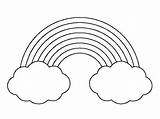 Nuvem Clouds Templates Arcoiris Nubes Patternuniverse Stencils íris Creating Estudios Unicornio Bíblicos Scrapbo Shrinky sketch template