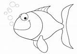 Fisch Kleiner Pesciolino Kleurplaat Visje Malvorlage Ikan Poisson Stampare Goldfish Dory sketch template
