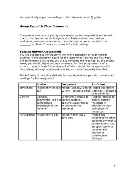 discussion assignment template bbworld
