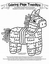 Coloring Pinata Mayo Cinco Pages Mexican Mexico Tuesday Independence Color Kids Hispanic Print Printable Piñata Sheets Dulemba Drawing Toddlers Drawings sketch template
