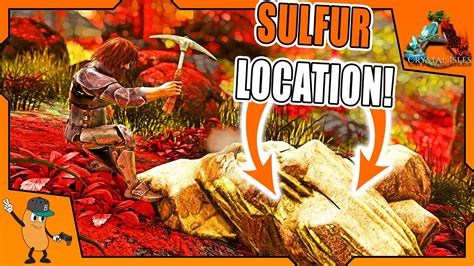 Sulfur And Obsidian Location Ark Crystal Isles Free Dlc Youtube
