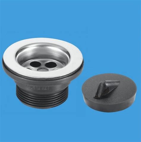 McAlpine Stainless Steel Kitchen Sink Waste 70mm Flange