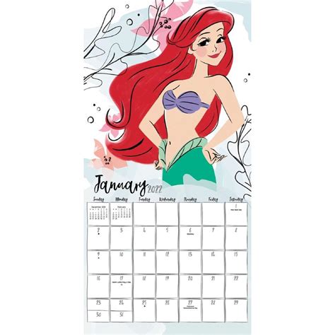 princess calendar  printable academic calendar