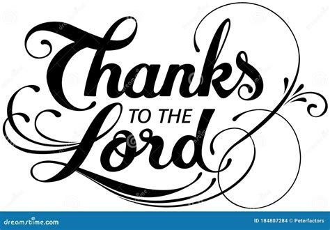 lord custom calligraphy text stock vector