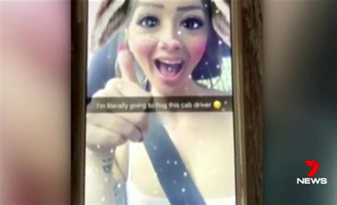 teenager shares vicious rant at cab driver on snapchat the weekly times
