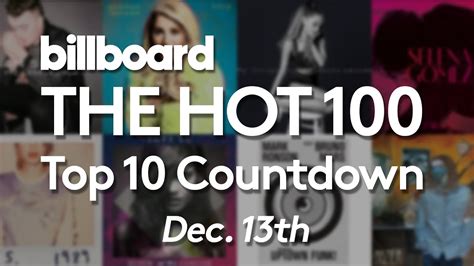 Official Billboard Hot 100 Top 10 Dec 13 2014 Countdown Youtube