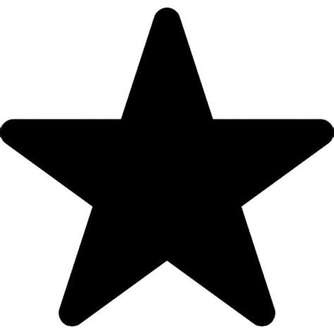 star  black   points shape icons