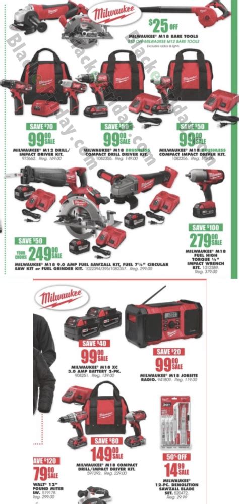 Milwaukee Tools Black Friday 2019 Sale And Deals Blacker Friday