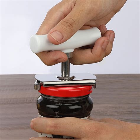 stainless steel  opener adjustable jar openers manual spiral seal lid remover twist  screw