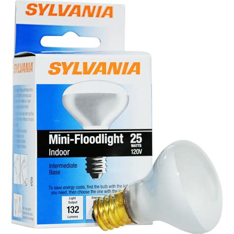 sylvania   incandescent mini flood light bulb intermediate base walmartcom walmartcom