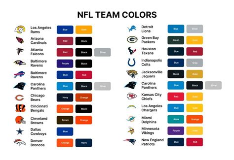 colors   nfl team