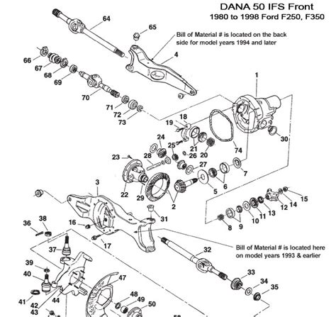 ford   front  parts diagram