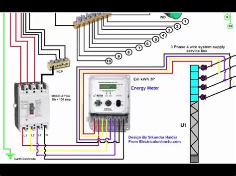 phase wiring installation  house  phase distribution board diagram urdu hindi