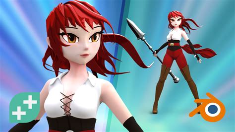 Make 3d Anime Characters In Blender By Grant Abbitt Gamedev Tv Face