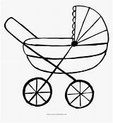 Baby Pram Coloring Clipart Carriage Purple Kindpng sketch template