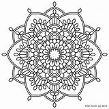 Mandala Coloring Pages Celestial Style Jamscraftcloset sketch template