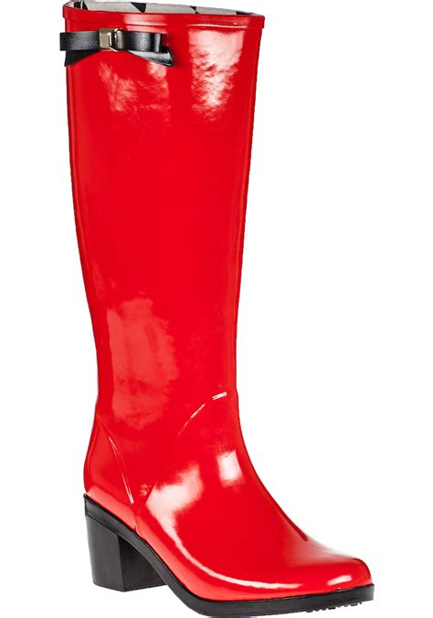 Lyst Kate Spade Romi Rain Boot Red Rubber In Red