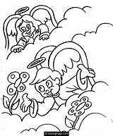 Heaven Coloring Pages Print sketch template