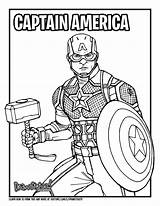 Endgame Avengers sketch template