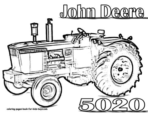 tractor coloring pages    print