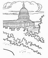 Coloring Pages Capitol Building Washington Dc State Color Buildings Drawing Empire Printable Usa Printables Government Book Cities Kids Sheet Colouring sketch template