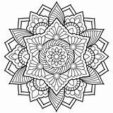 Mandala Coloring Pages Abstract Mandalas Adult Printable Choose Board Drawing sketch template