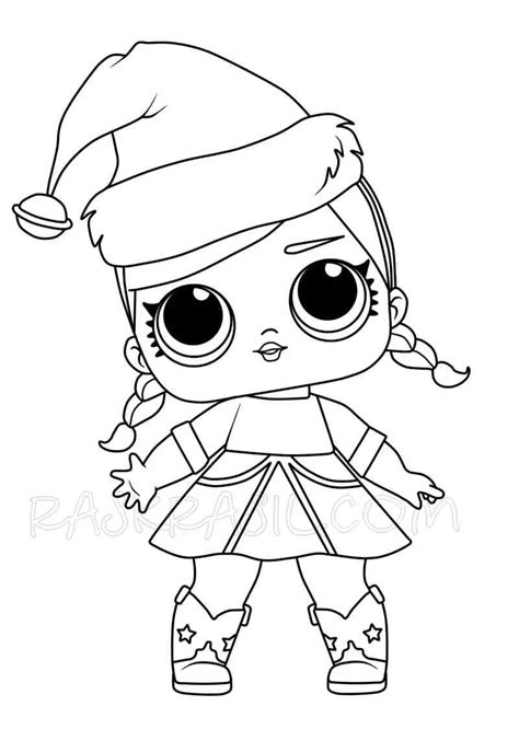 older sister christmas dolls lol coloring pages coloring cool