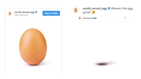 where s the egg gone second most liked instagram post of all time