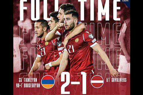 armenia defeated latvia 2 1 in euro 2024 qualifier massispost