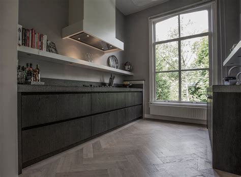 donker hout  moderne keukens keukens houten vloer