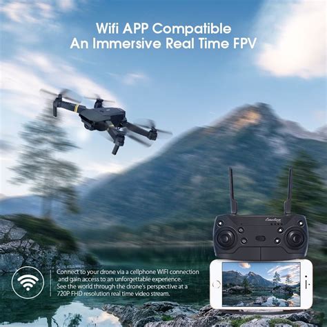 eachine  wifi fpv  wide angle hd p camera hight hold mode foldable arm rc quadcopter
