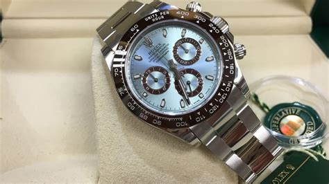a brand new rolex cosmograph daytona 116506 ice blue dial