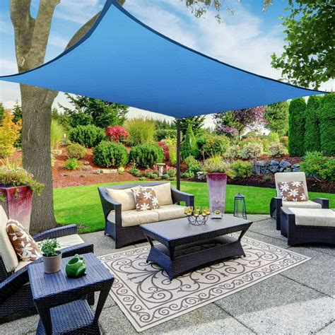 sun shade sail outdoor garden waterproof canopy patio cover gsm