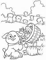 Farm Pages Coloring Animal People Little Kids Colouring Scenery Printable Farmyard Clipart Puppy Fun Print Library Books Popular sketch template