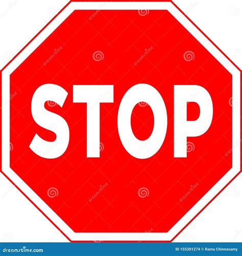 stop sign cartoon vector cartoondealercom