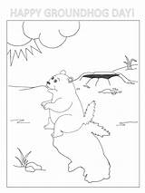 Coloring Pages Groundhog Getcolorings Count Groundhogs sketch template