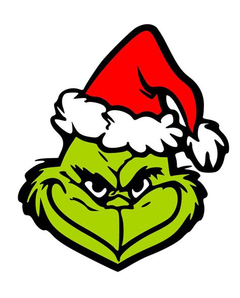 grinch unhappy face transparent clipart world