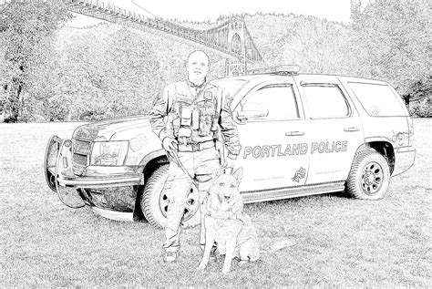 police dog coloring page policeman coloring page printable coloring