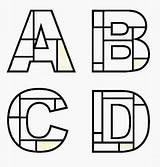 Mondrian Piet Letras Colorir Alphabets Mondriaan Nostres Aula Coloriage Lecciones Maternelle Stijl Initiale Atividades Seleccionar Artículo Destillieren Leerlo Leggi Podéis sketch template