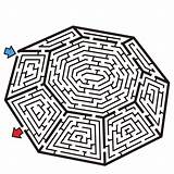 Maze Mazes Puzzles Labirynty Labyrinthe Kolorowanki Laberintos Dificiles Labyrinth Dzieci Trudne Difficulty Crossword Adulte Mamvic sketch template