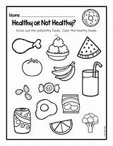 Food Unhealthy Coloring Pages Color Printable Getcolorings Print sketch template