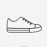 Converse Coloring Shoe Drawing Sneakers Sneaker Tenis Book Clipart Ausmalbild Favpng sketch template