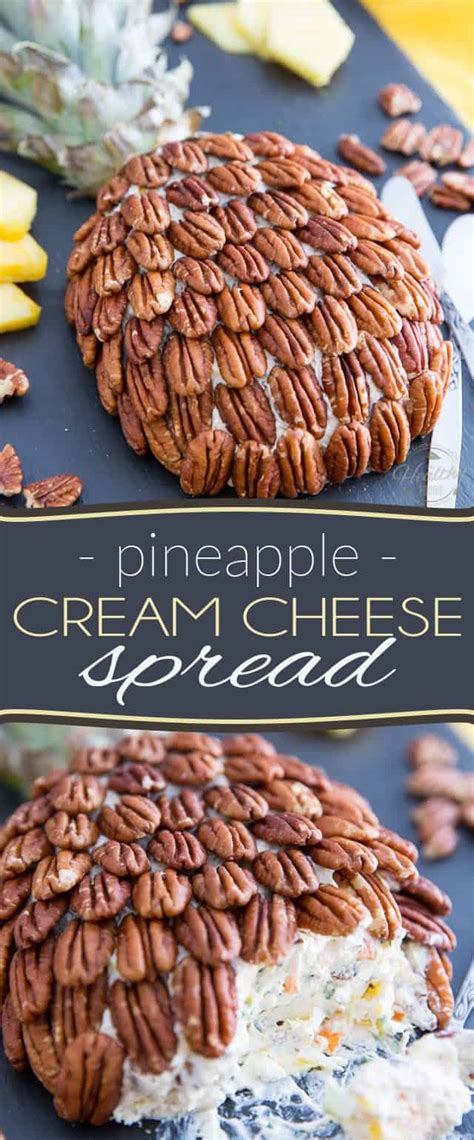 Pineapple Cream Cheese Spread • The Healthy Foodie