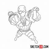 Deadshot sketch template