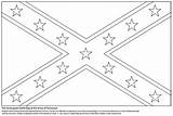 Flag Coloring Pages Rebel Confederate Printable American Flags War Redneck Civil Drawing Template Book Logo Stencil Supercoloring Crafts Colouring Adult sketch template