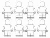 Lego Minifigure Minifigures sketch template