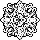 Coloring Celtic Pages Heart Getcolorings Mandala sketch template