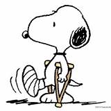 Snoopy Broken Ankle Foot Well Cartoon Clip Peanuts Soon Leg Clipart Crutches Quotes Injury Sprained Broke Injured Brown Charlie Cliparts sketch template